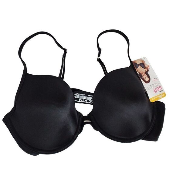 Maidenform Other - NEW Self Expressions By Maidenform I Fit Demi Bra 36C Black Underwire Padded
